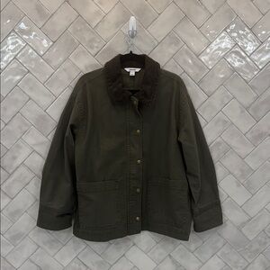 Old Navy Dark Olive Utility Jacket